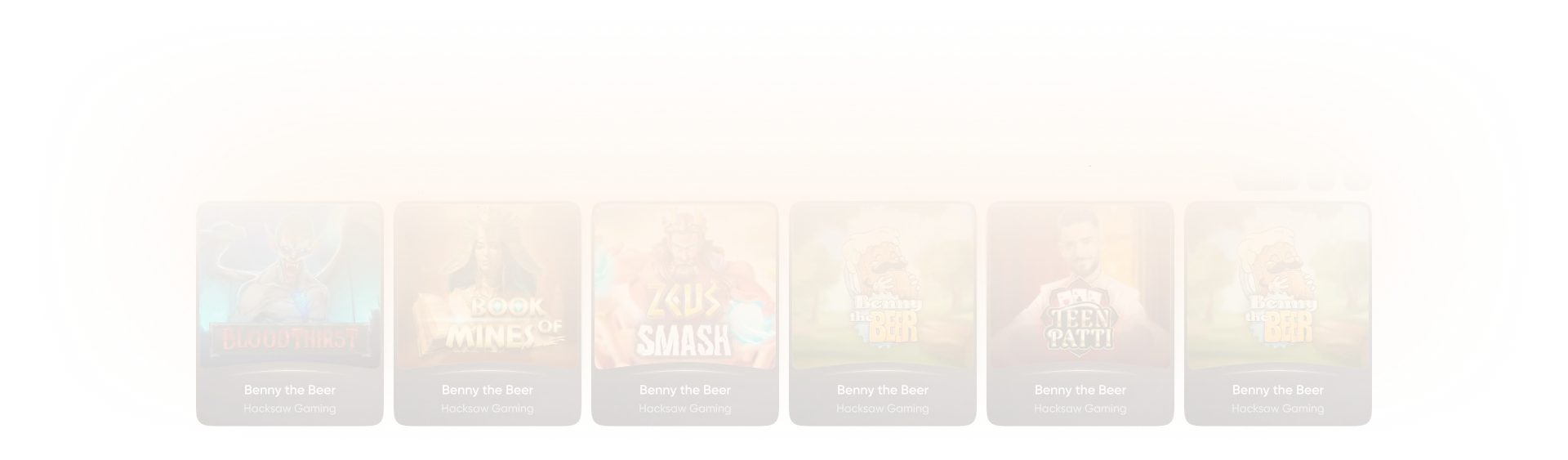 Casino games background